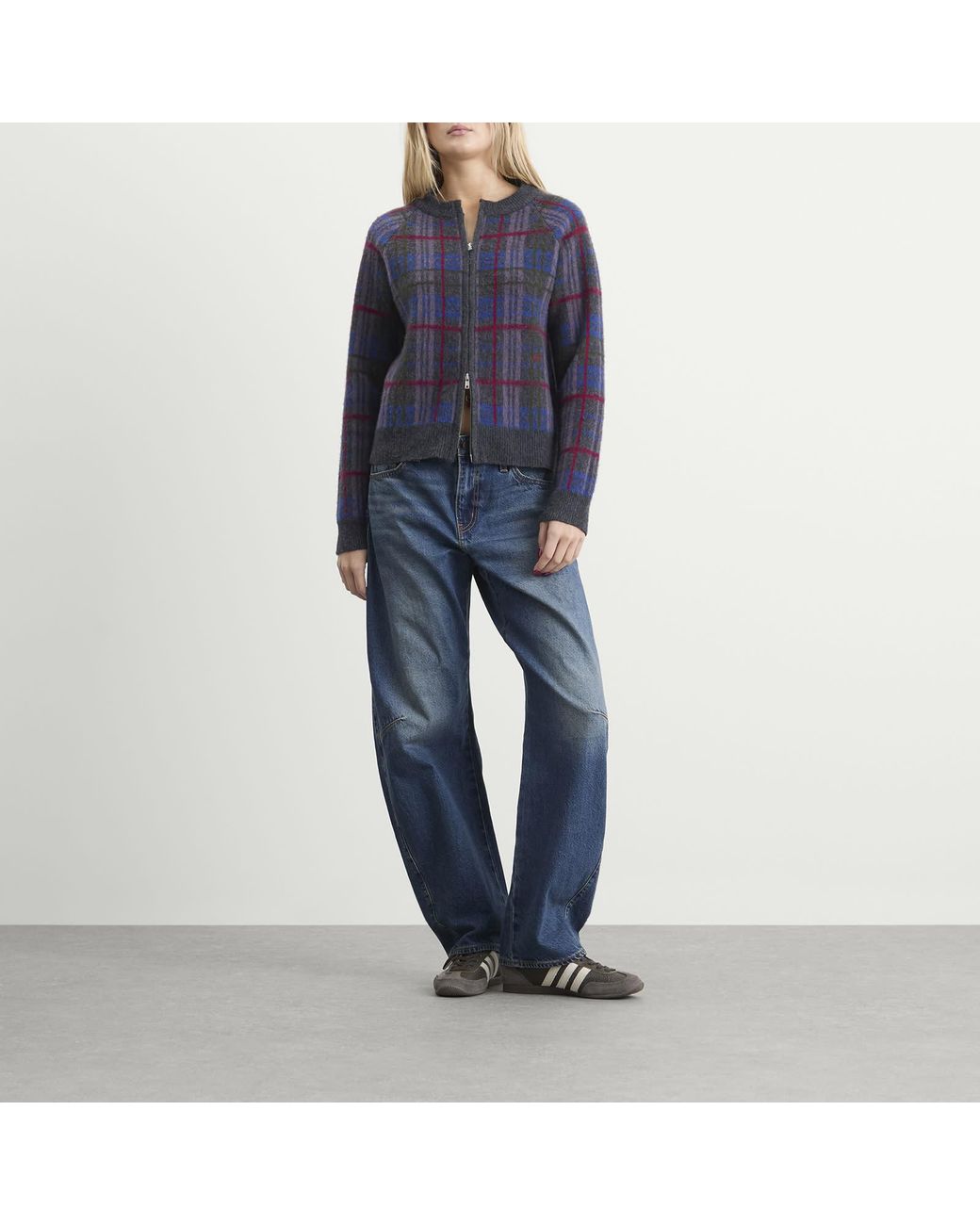 Levi's Blue Baggy Dad Barrel Jeans