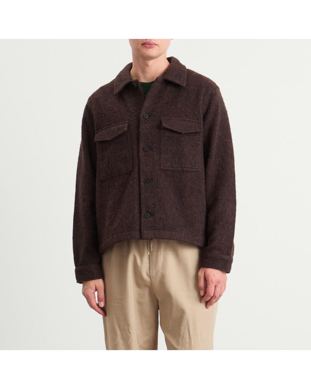Folk Brown Zaki Jacket for men