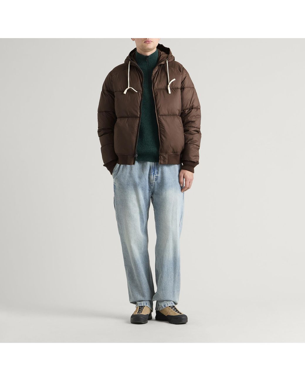 Big Rock Candy Mountaineering Brown Alpine Puffer Jacket for men