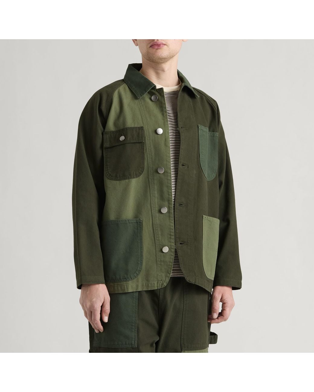 Service Works Green Patchwork Coverall 2.0 Jacket for men