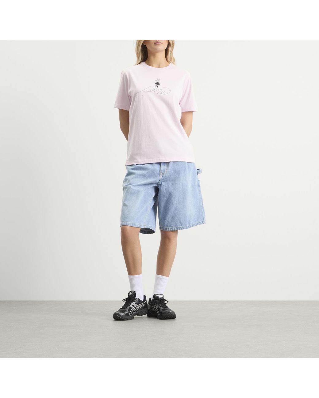 Dime Pink Skater T-Shirt