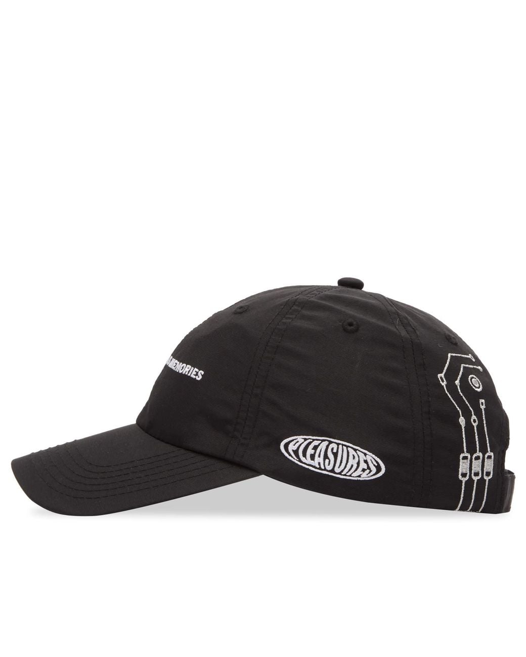 Pleasures Black Memories Hat for men