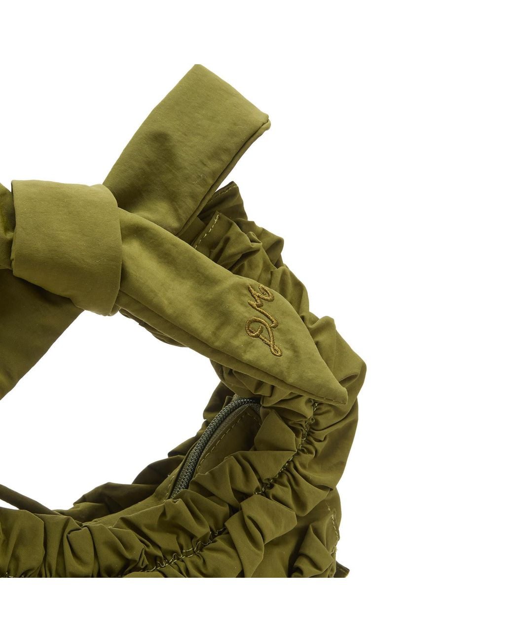 Damson Madder Green Quinn Ruffle Bag