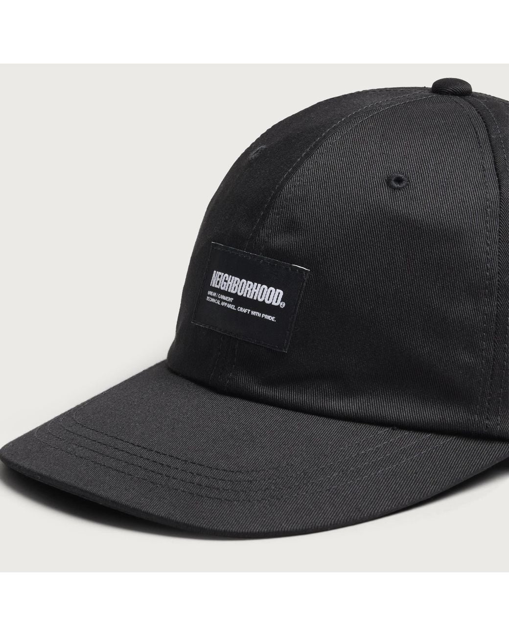 Neighborhood Black Dad Cap for men