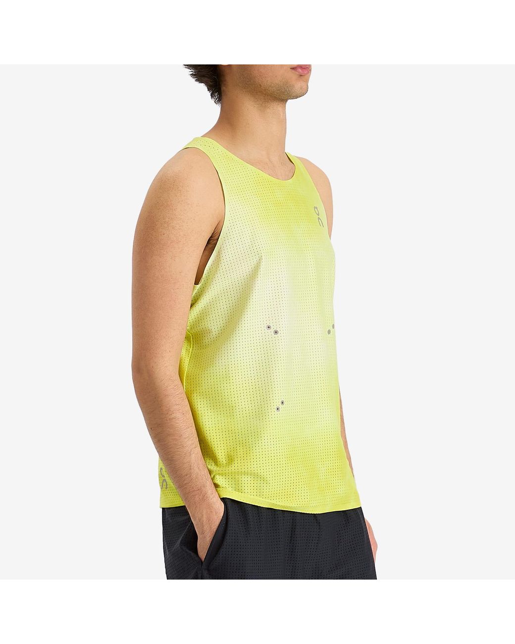 ON Pace Tank メンズ S イエロー メンズ Pace Tank | On 日本