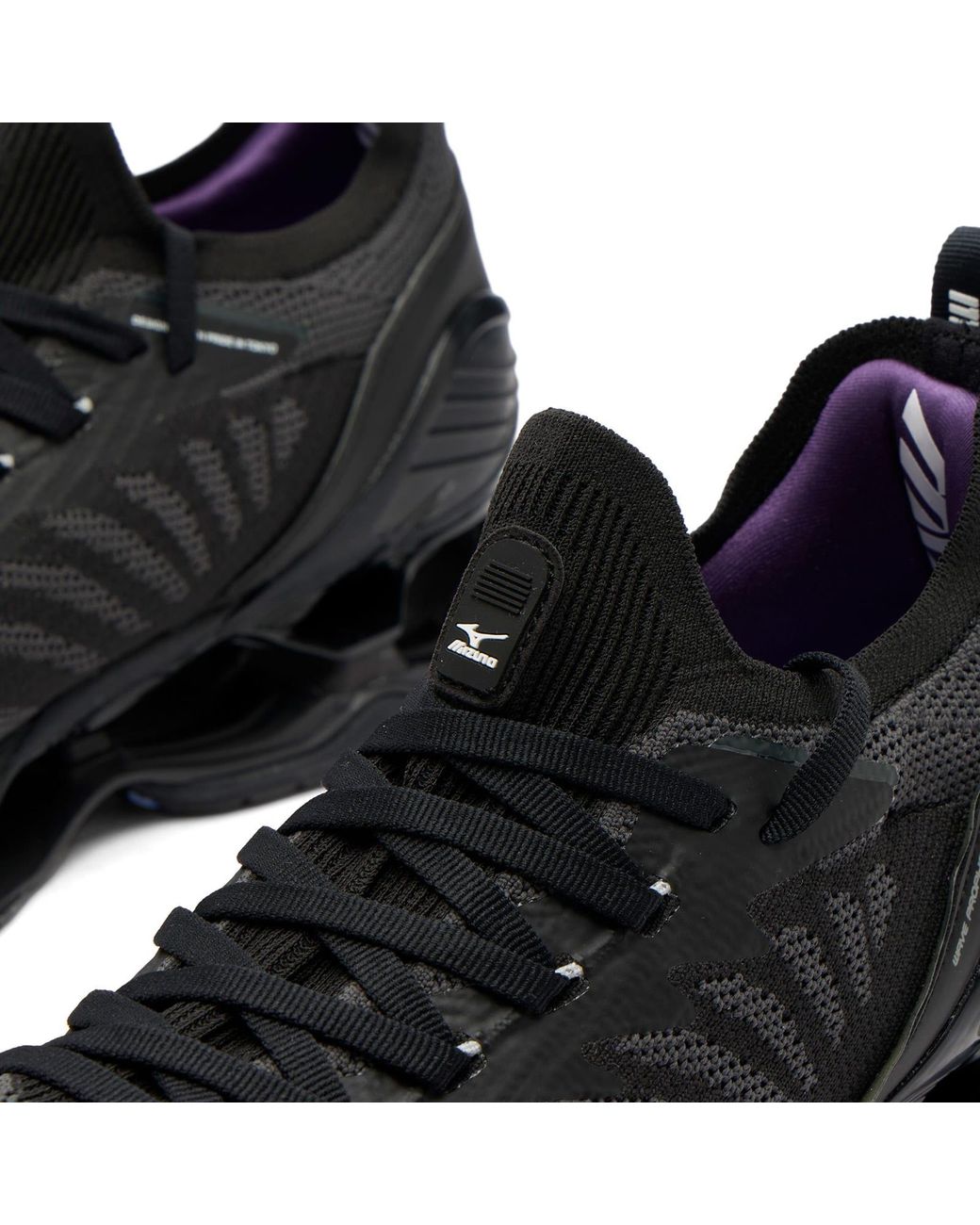 Mizuno Black X Magic Sick X Mita Wave Prophecy Sneaker for men