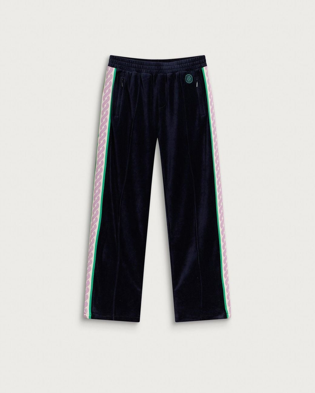 Drole de Monsieur Blue Velvet Track Pant for men