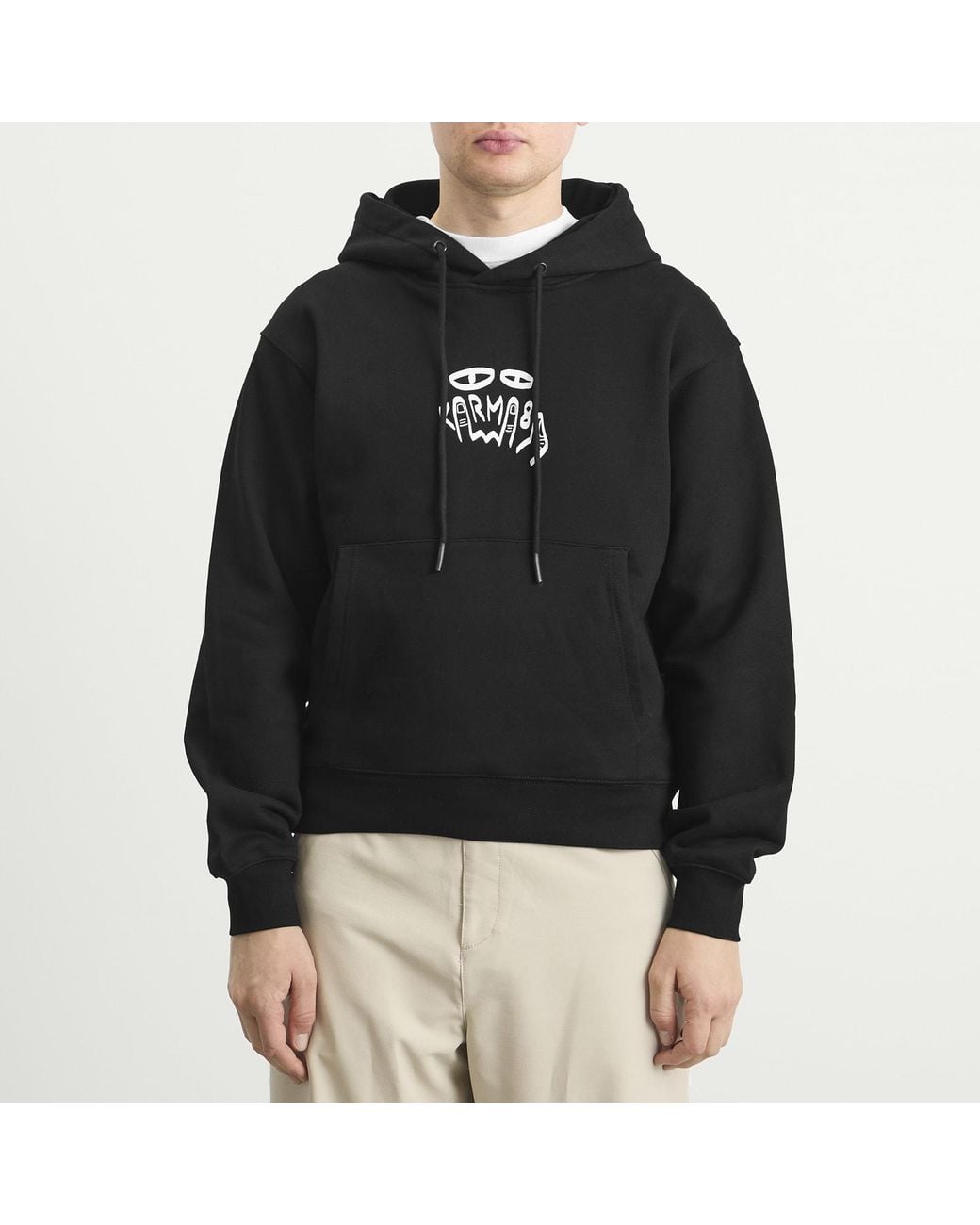 KARMA8A Black The Real Hoodie for men