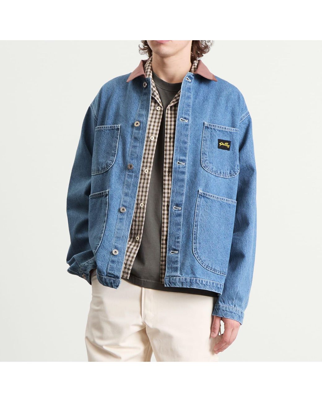 Stan Ray Blue Coverall Jacket for men