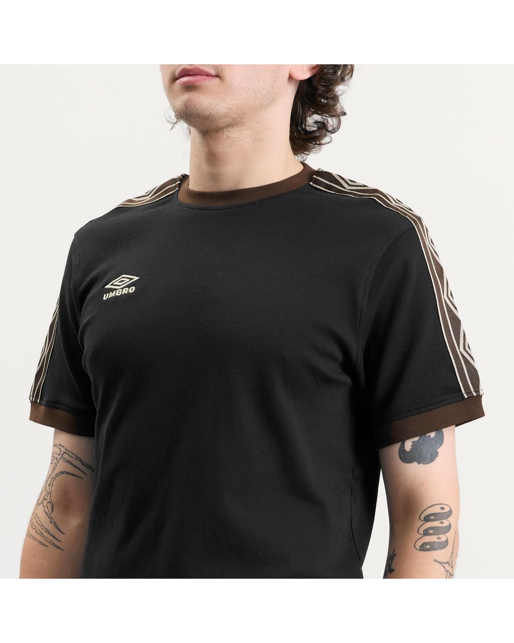 Umbro Black Taped T-Shirt for men