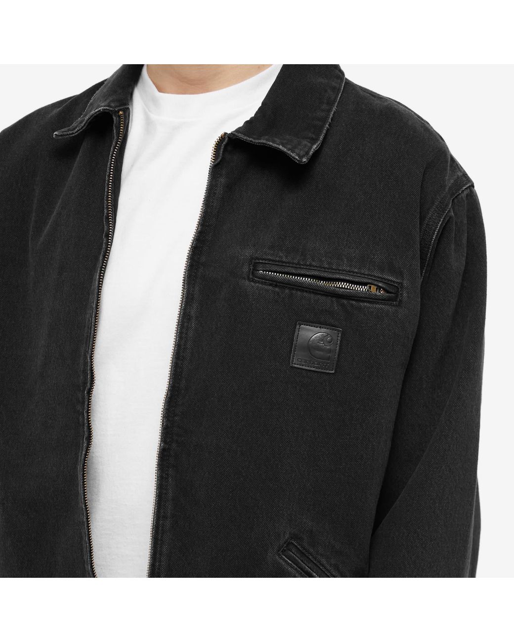 Carhartt RIDER JACKET BLACKSTONEデニムジャケット Carhartt WIP Rider Jacket - Black Stone Washed – Ninetimes