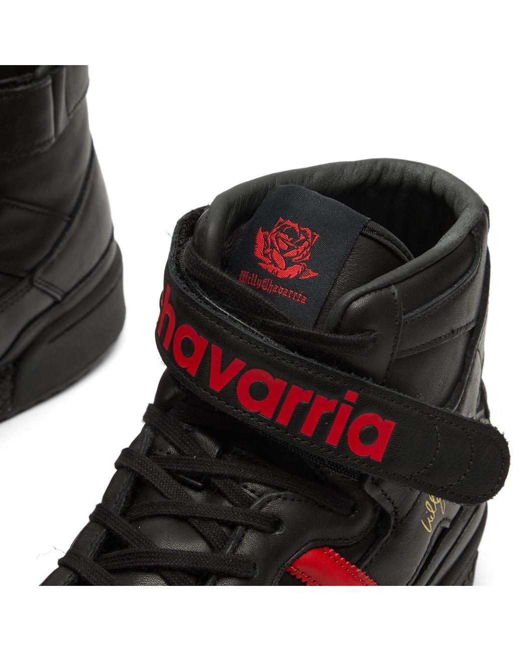 Adidas Black X Willy Chavarria Forum Hi Sneakers
