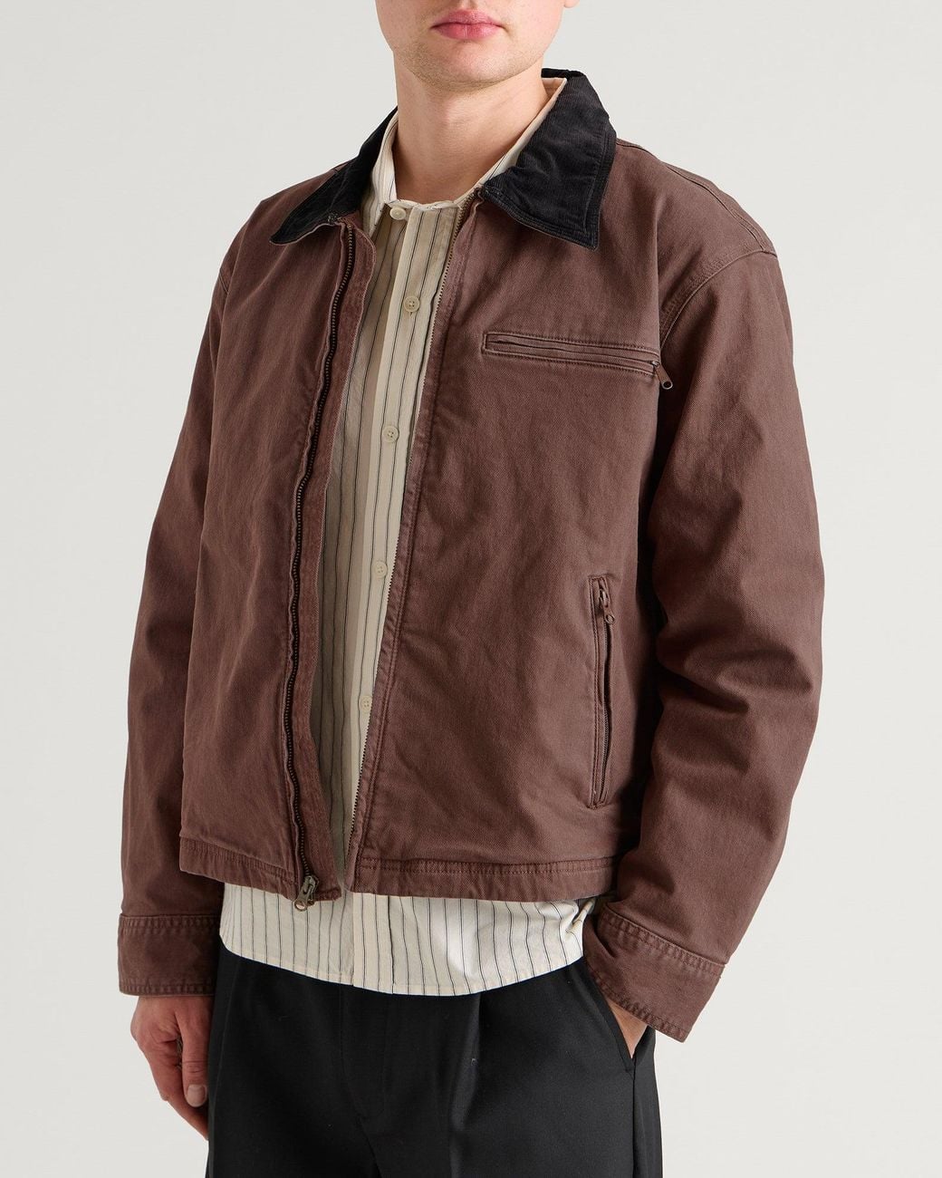 Corridor NYC Brown Utility Jacket for men