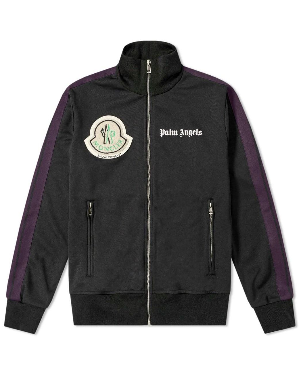 Moncler Genius 8 Moncler Palm Angels Black Track Jacket for Men