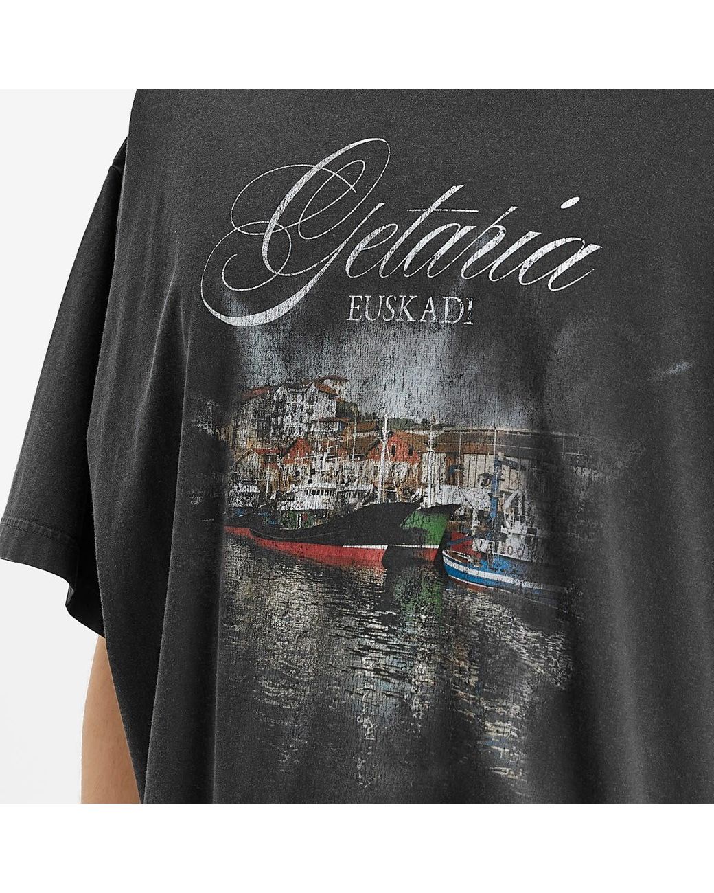 【送料関税込】Balenciaga Getaria Tubular Oversized T-Shirt Black 'Getaria' Oversized T-shirt by Balenciaga on Sale