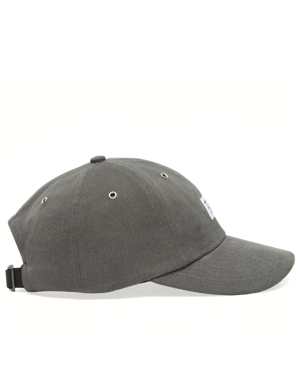 Norse Projects Gray Bull Denim 6 Panel Cap for men