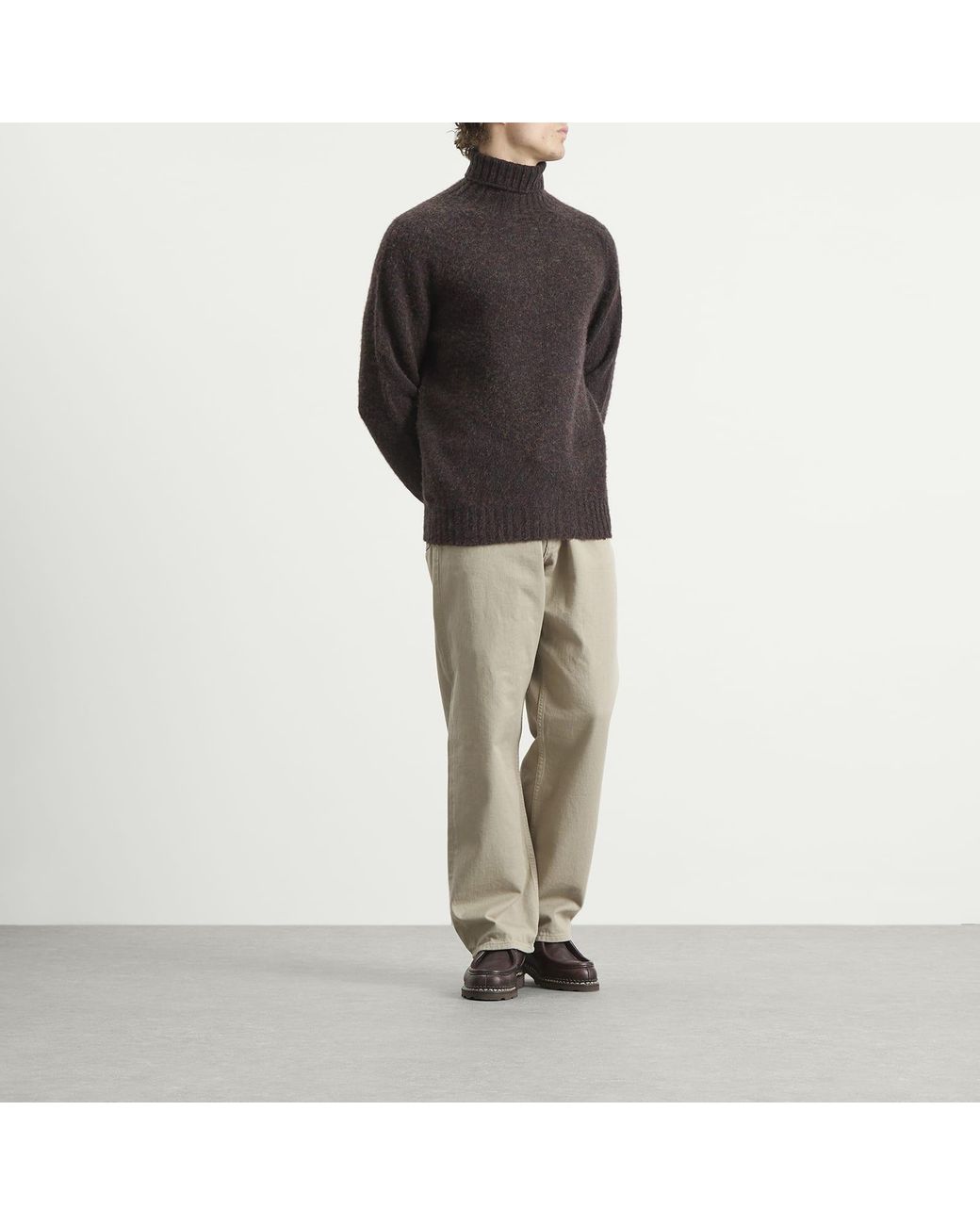 Howlin' By Morrison Black Howlin' Sylvester Roll Neck Knit for men
