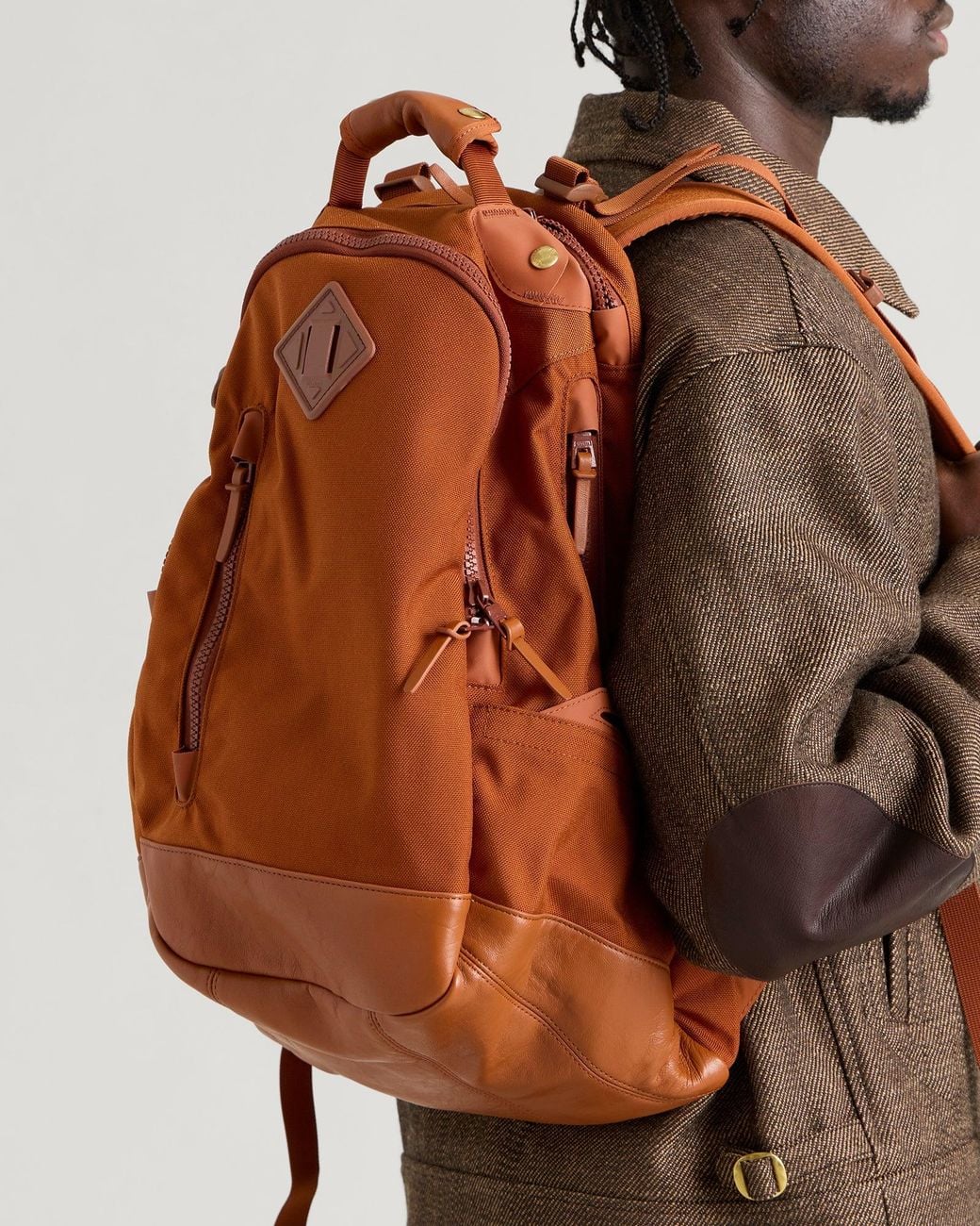 Visvim Brown Cordura 20L Backpack for men