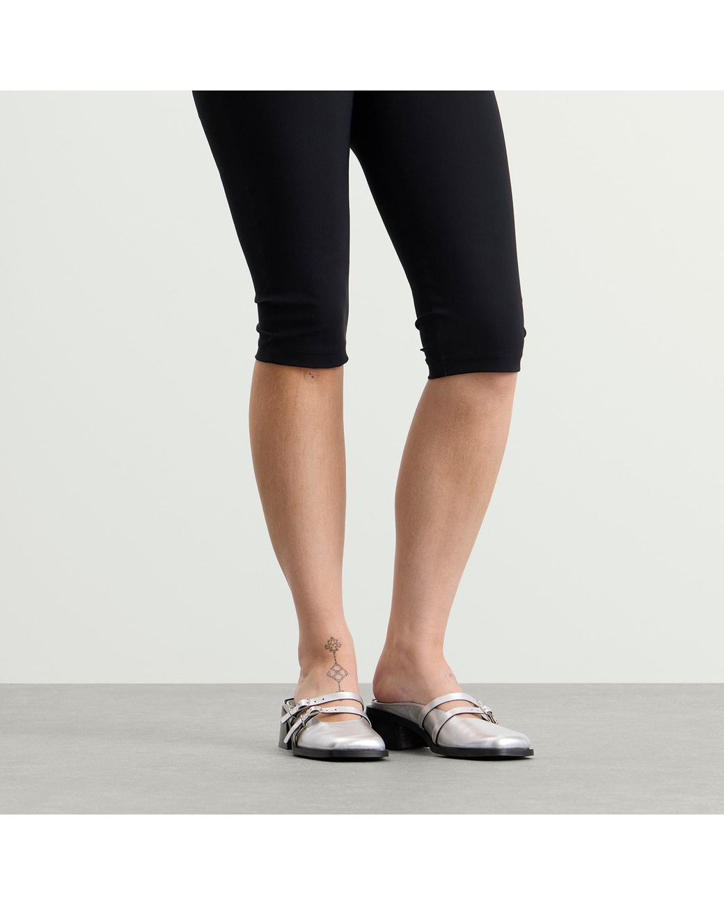 Justine Clenquet Black Andie Mules