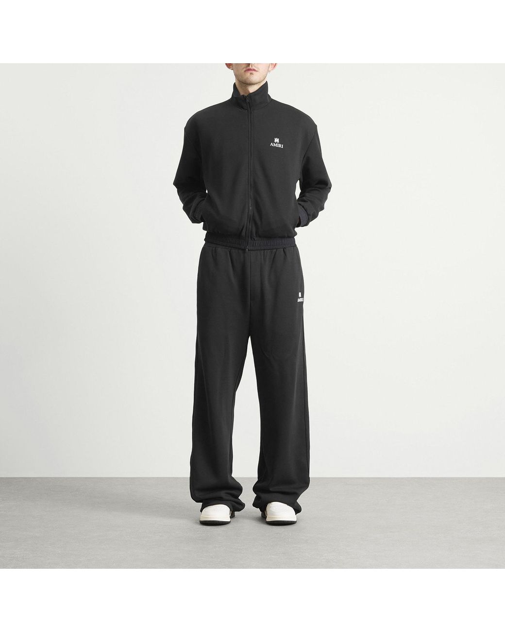 Amiri Black Lounge Track Jacket for men