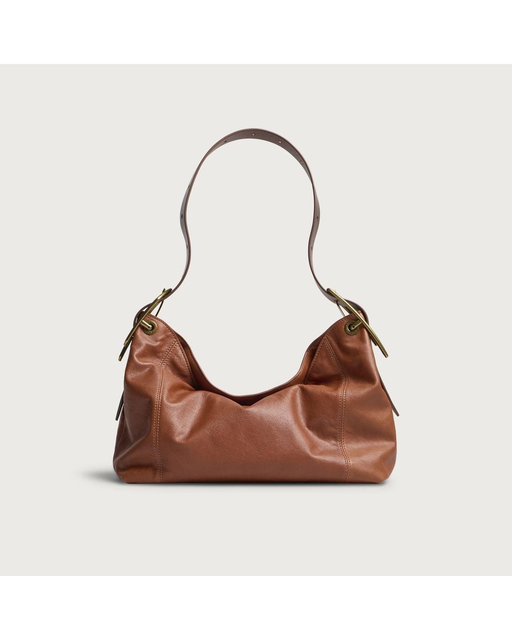DIESEL Brown D-Line Shoulder Bag