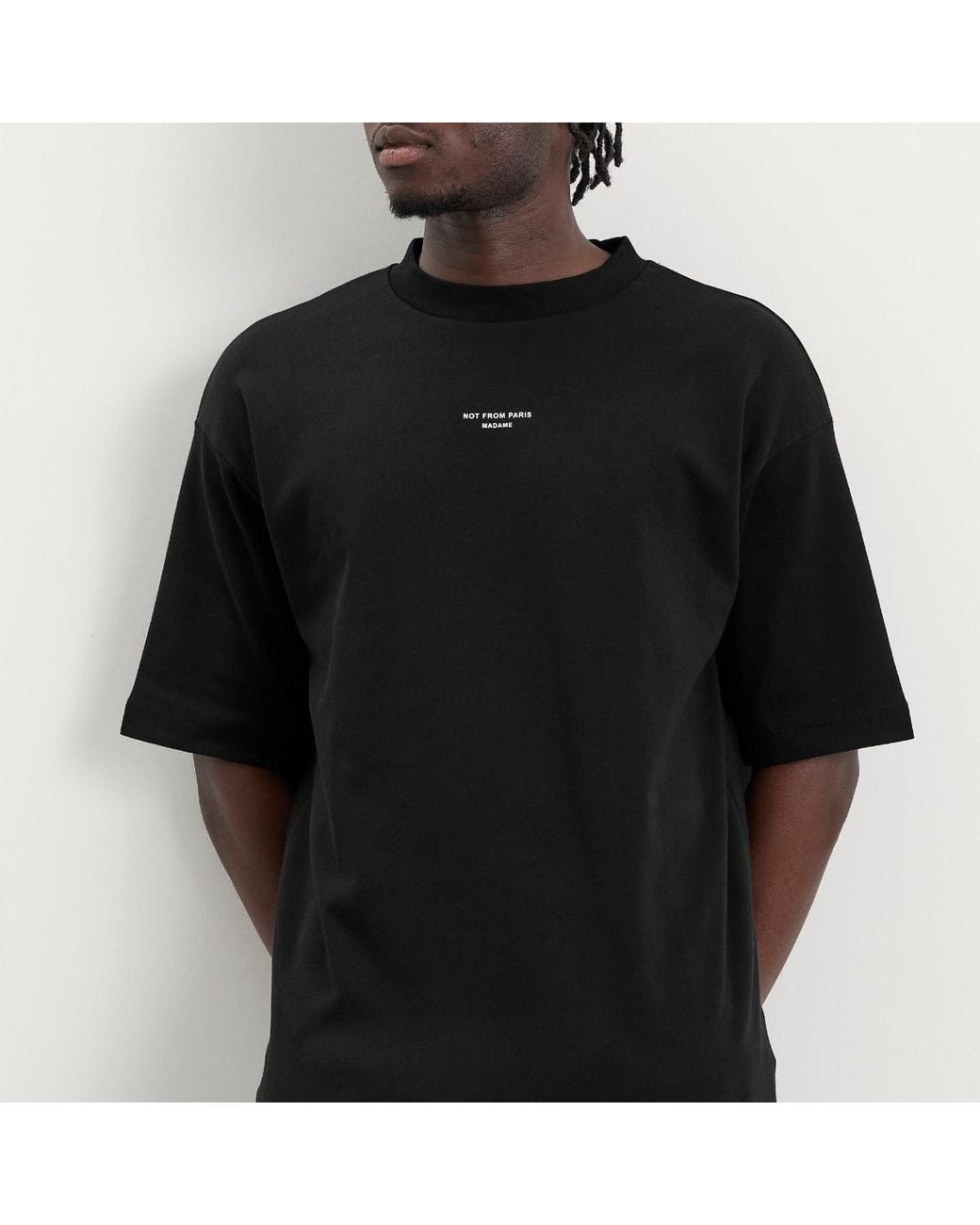 Drole de Monsieur Black Not From Paris Madame Classic T-Shirt for men