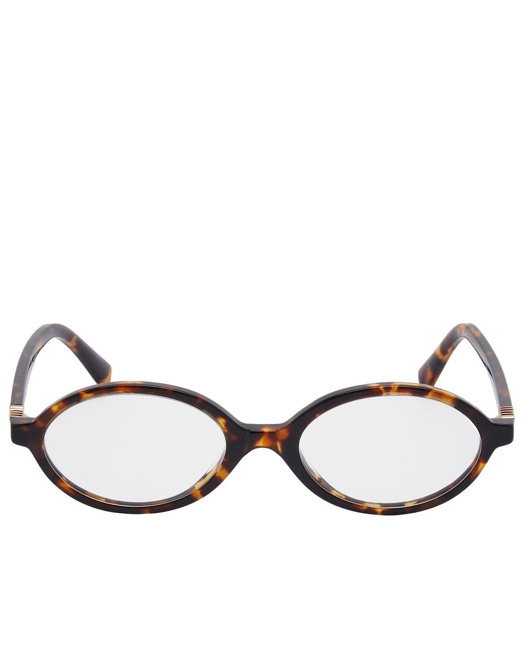 Miu Miu Brown Miu Miu Regard Light Glasses