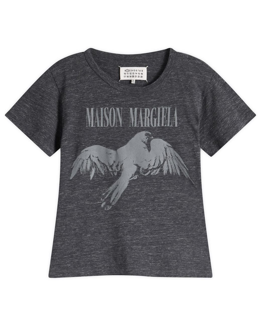 Maison Margiela Black Bird Fitted T-Shirt