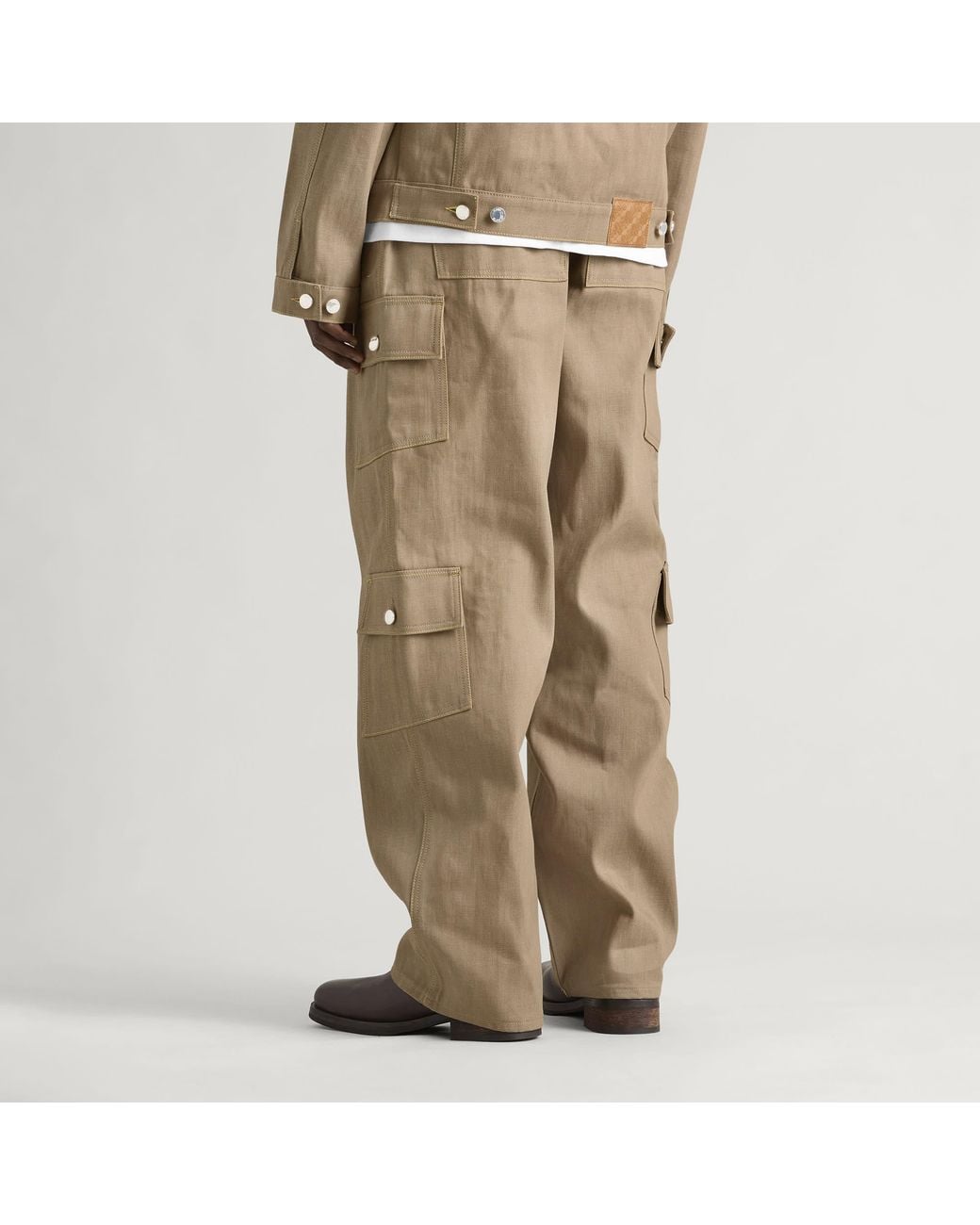 Casablanca Natural Desert Canvas Denim Jeans for men