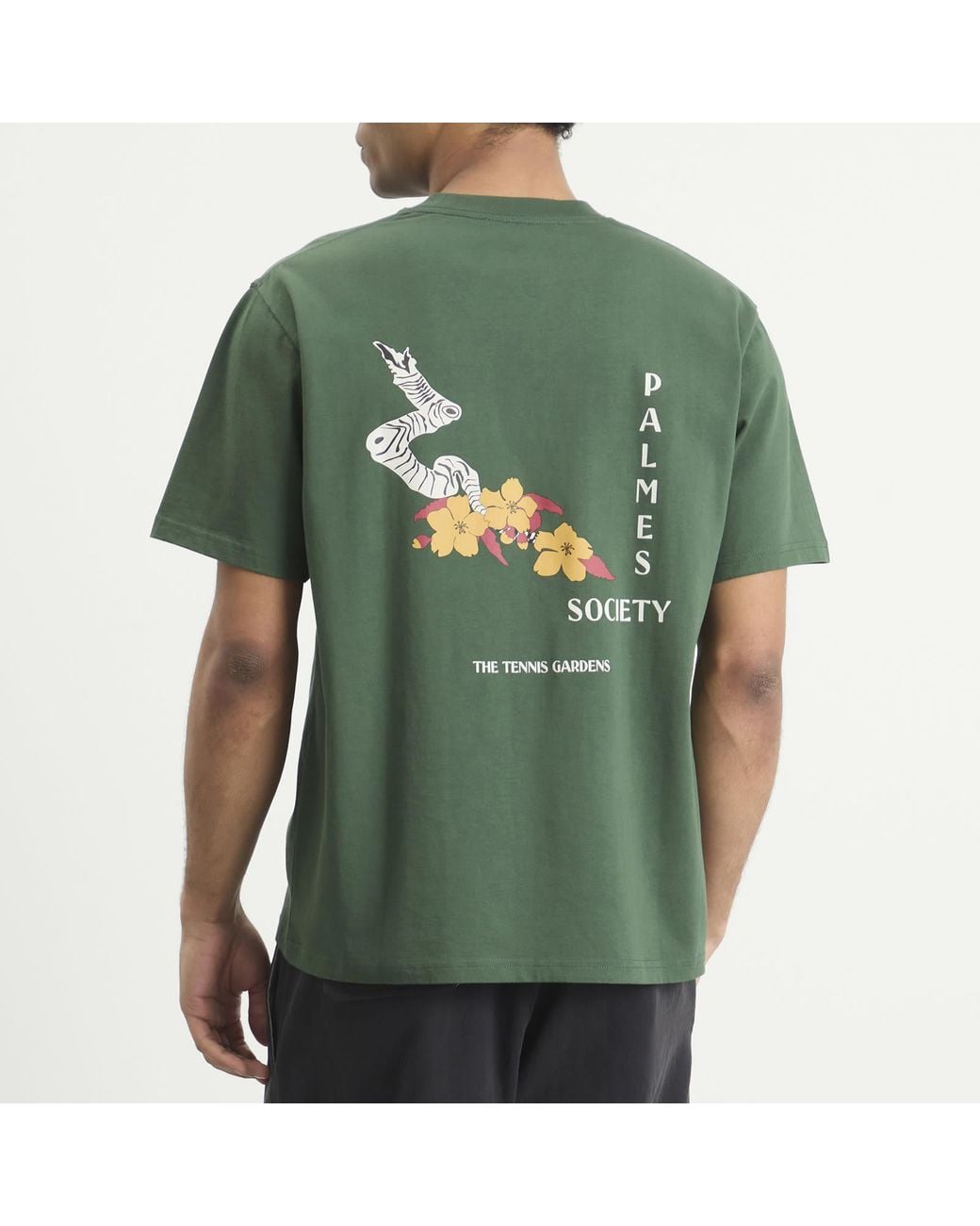Palmes Green Ramus Pocket T-Shirt for men