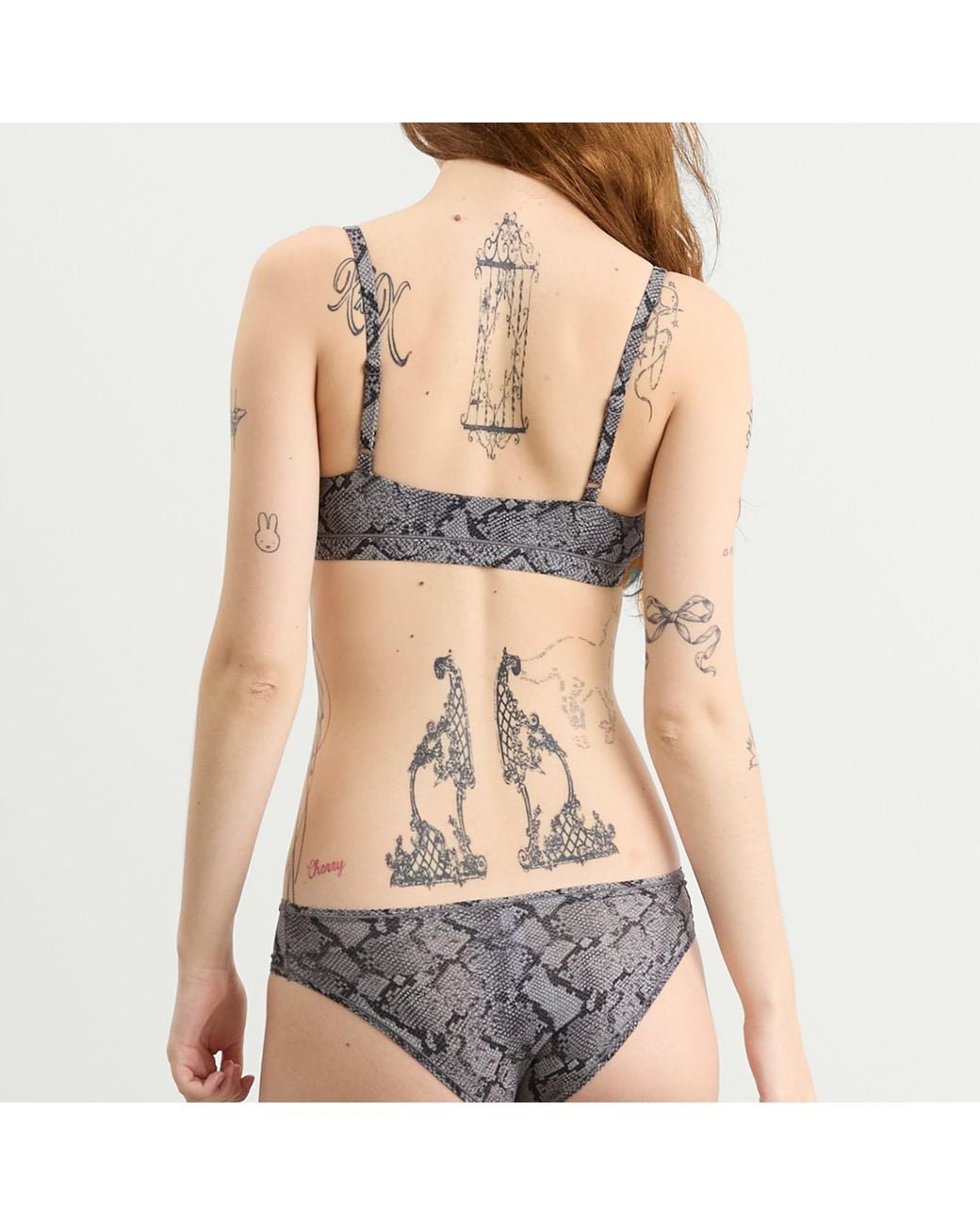 Skims Gray Fits Everybody Cheeky Brief
