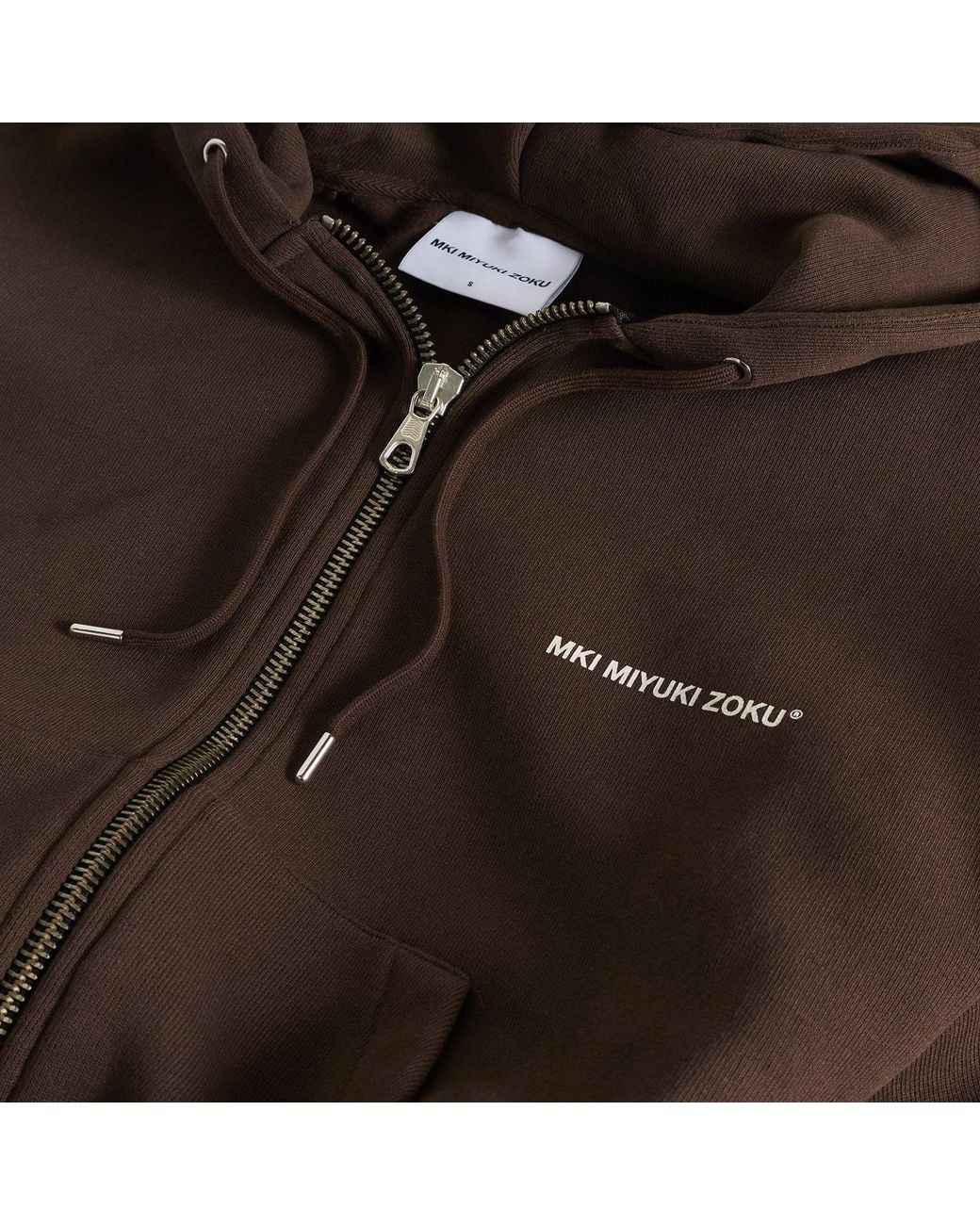 MKI Miyuki-Zoku Brown Uniform Zip Hoodie