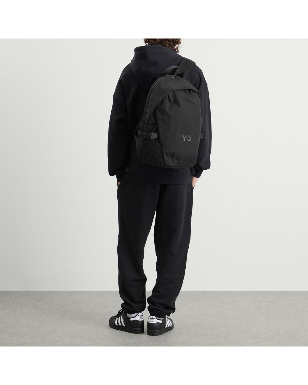 Y-3 Black Cordura Backpack for men