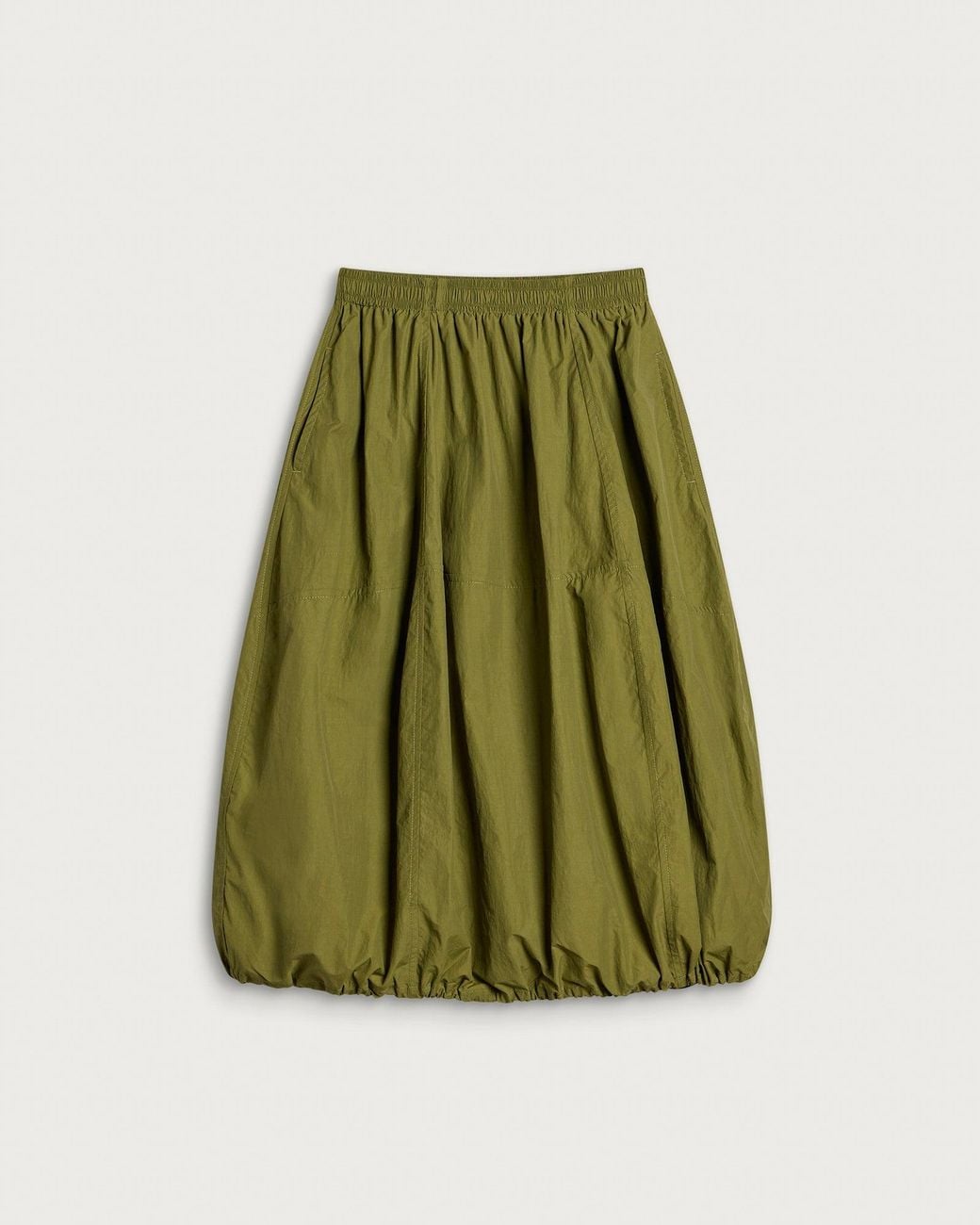 YMC Parachute Skirt in Green | Lyst
