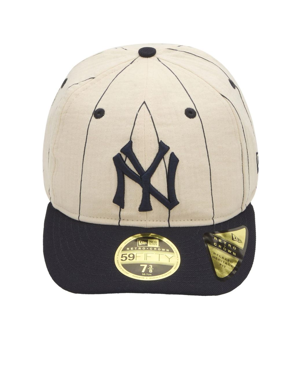 KTZ Natural New York Yankees Linen 59Fifty Cap