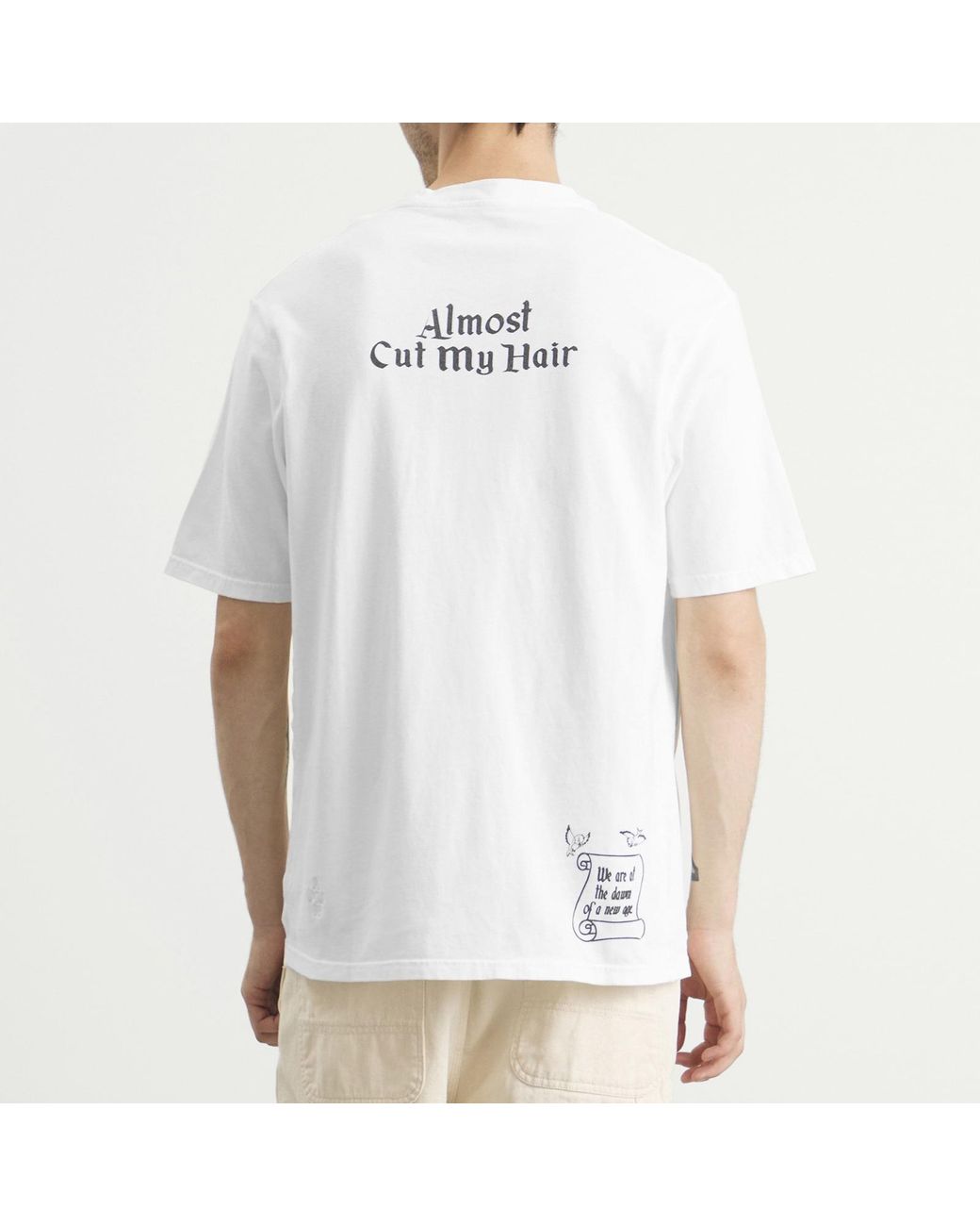 ACMH by Magic Castles White Rip It Up T-Shirt for men