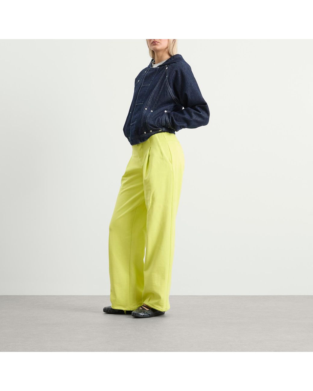 Peachy Den Yellow Trixie Sweat Trouser