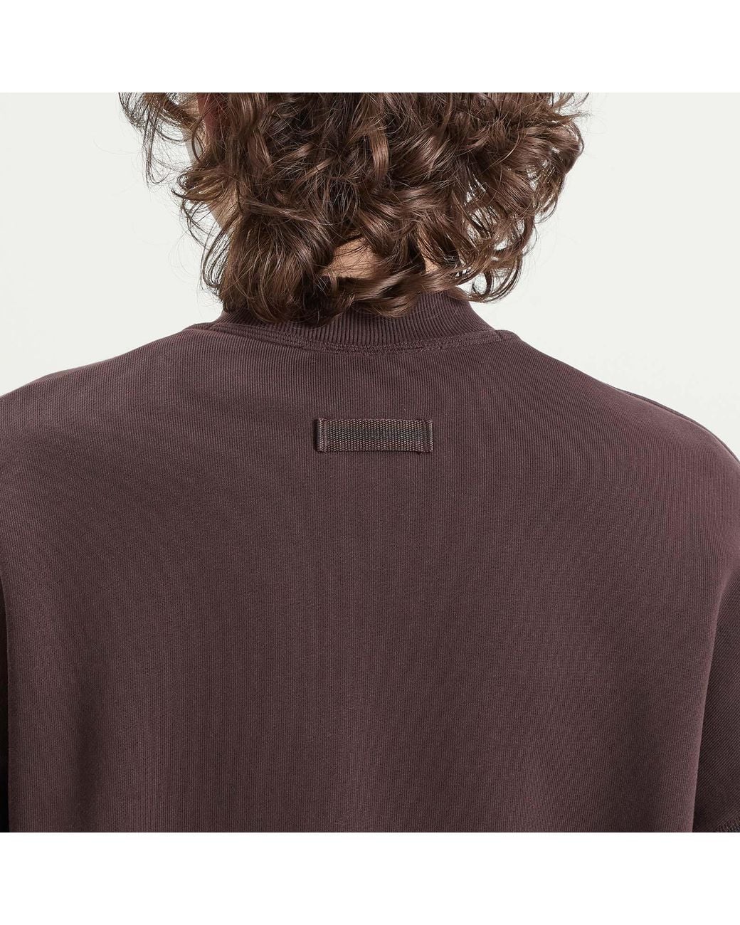 Adidas Brown Eqt Half Zip Top for men