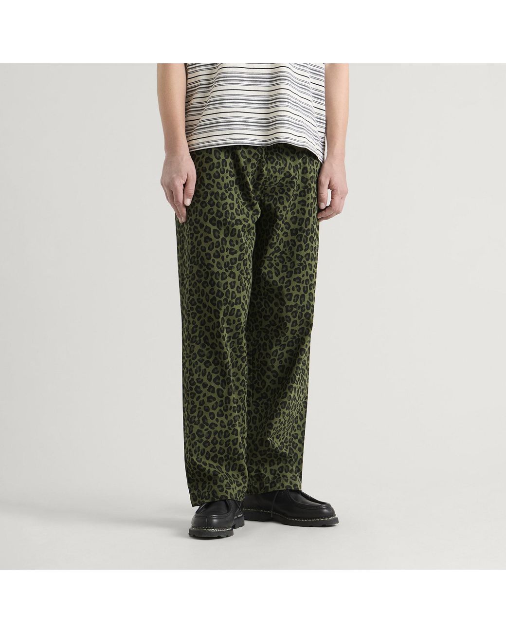 Service Works Green Patterned Easy Chef Pants for men