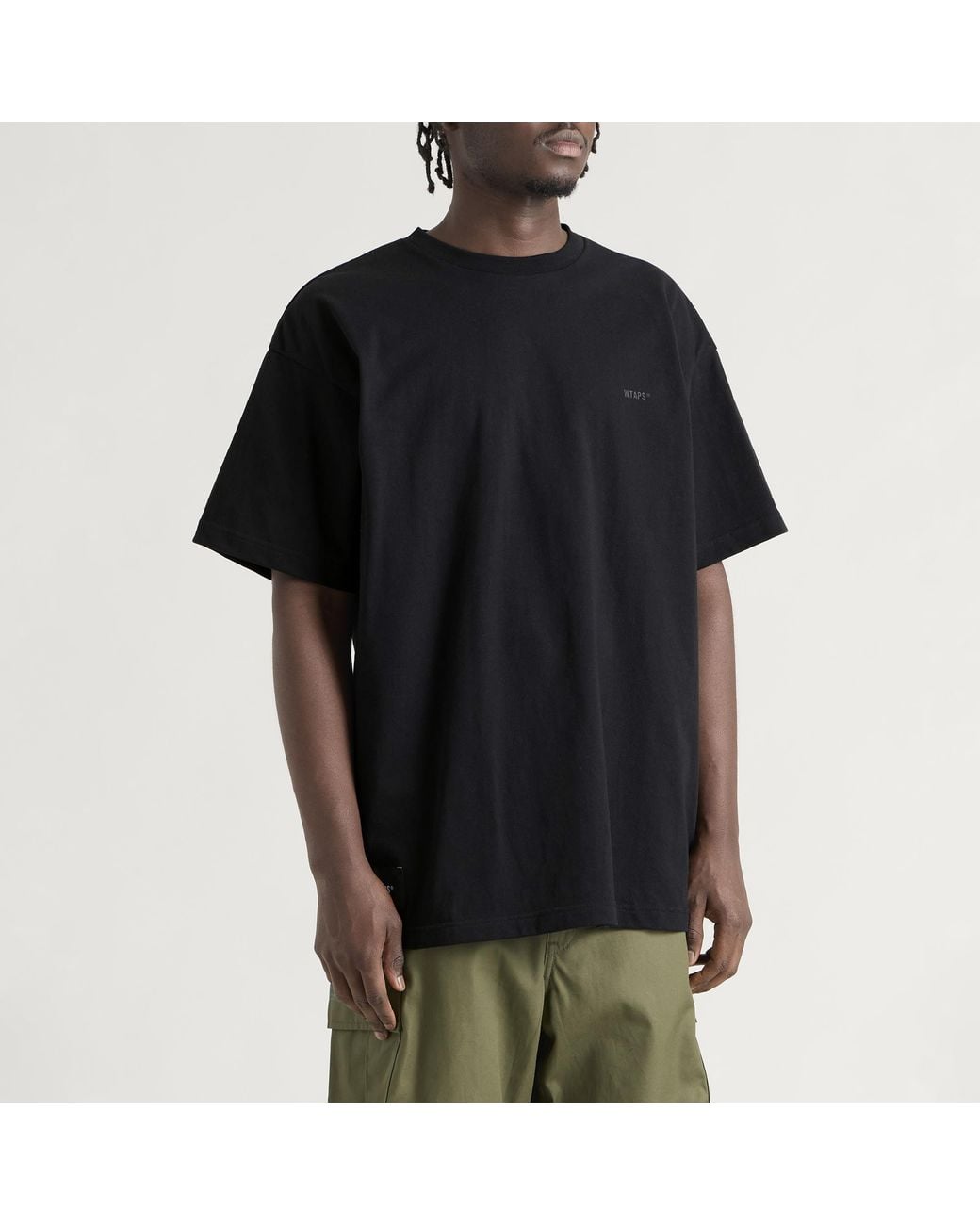 (w)taps Black Fortless Short Sleeve T-Shirt for men