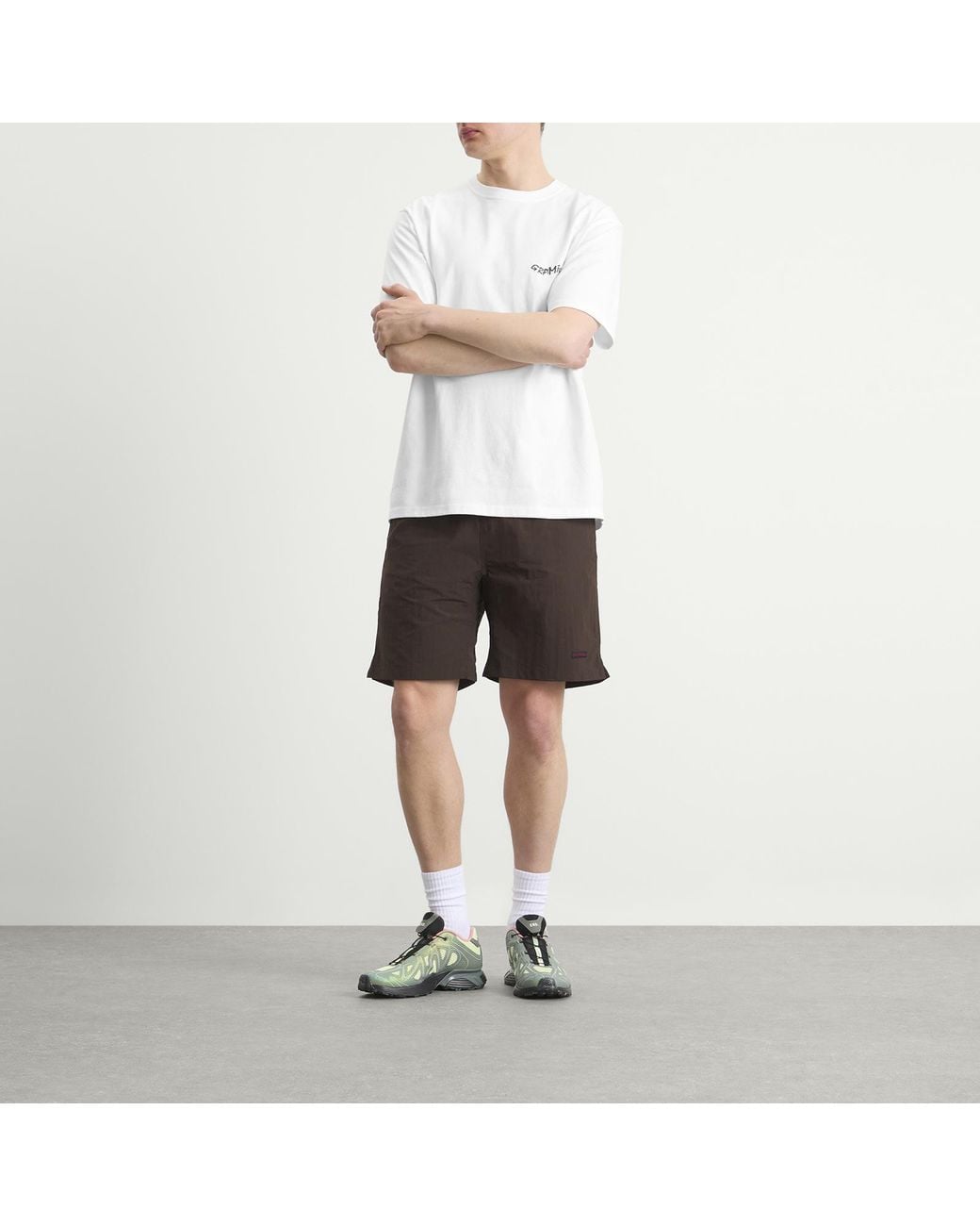 Gramicci Brown Nylon Packable G-Short for men