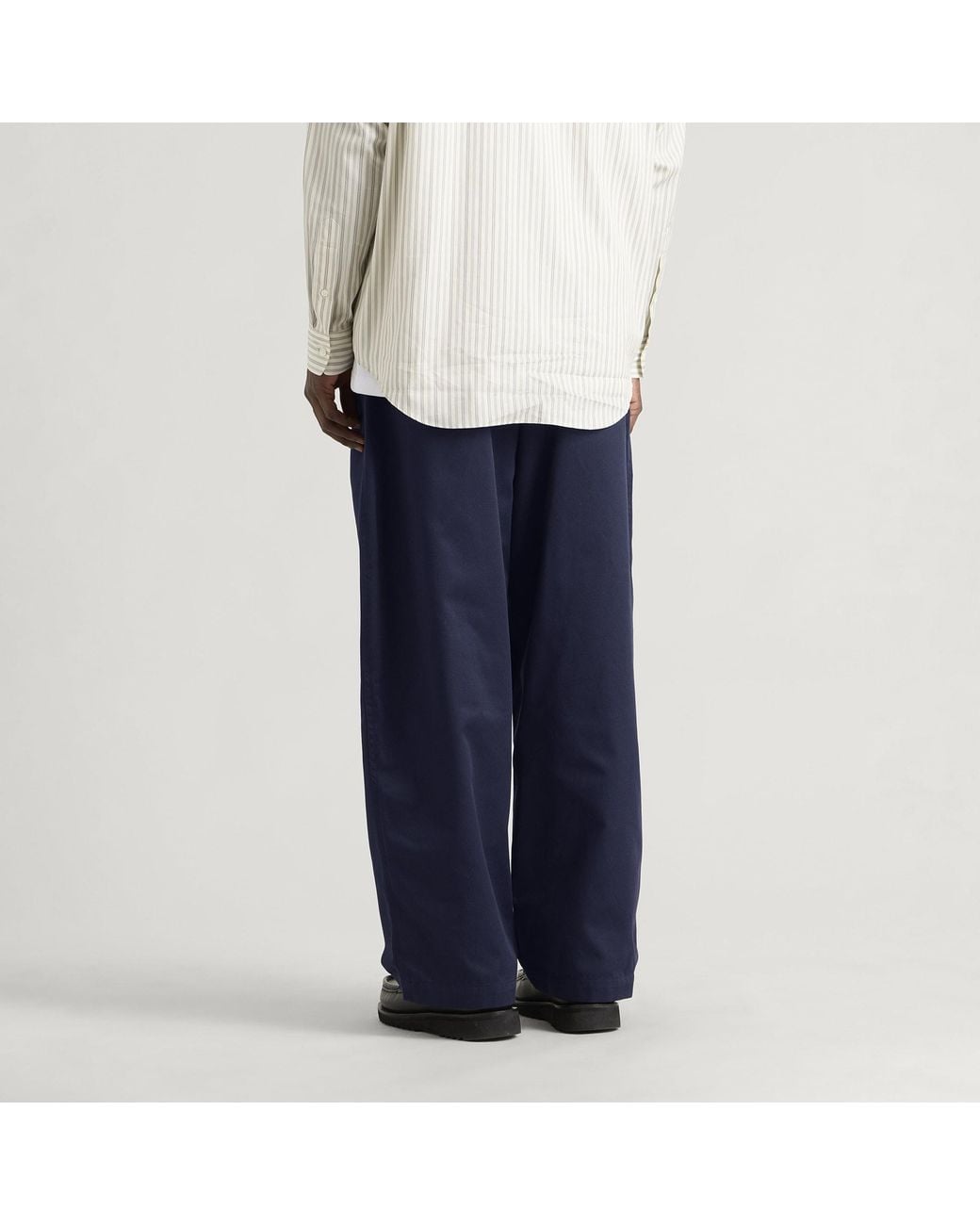 Drole de Monsieur Blue Twill Pantalon Ballon for men