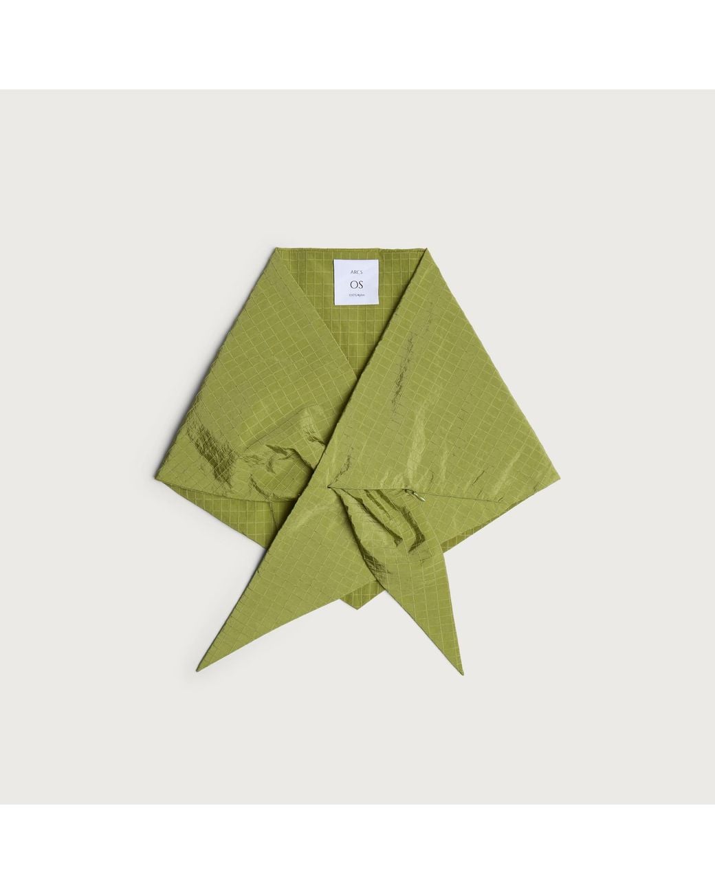 Arc Green Twisting Scarf