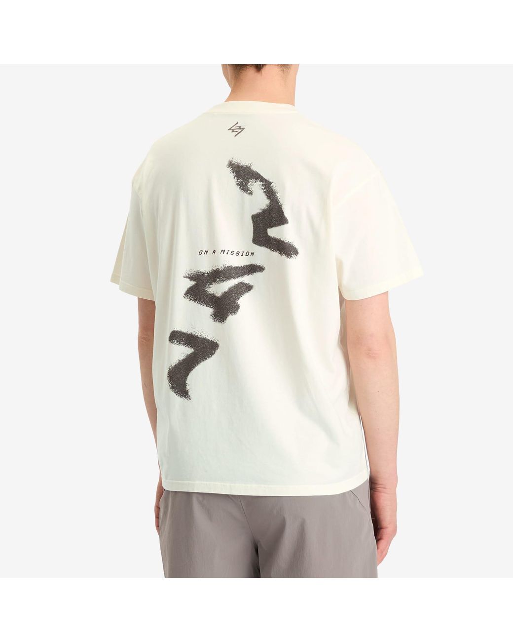 REPRESENT 247 White Motion Oversized T-Shirt for men