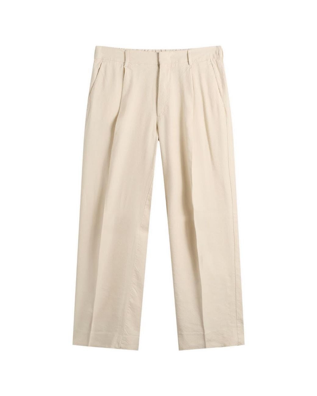 NN07 Natural Kay Linen Blend Trousers for men