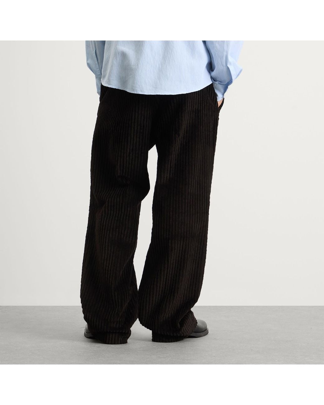 Our Legacy Black Borrowed Cord Chino for men