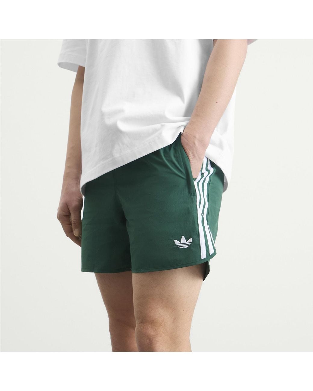 Adidas Green Sprinter Shorts for men