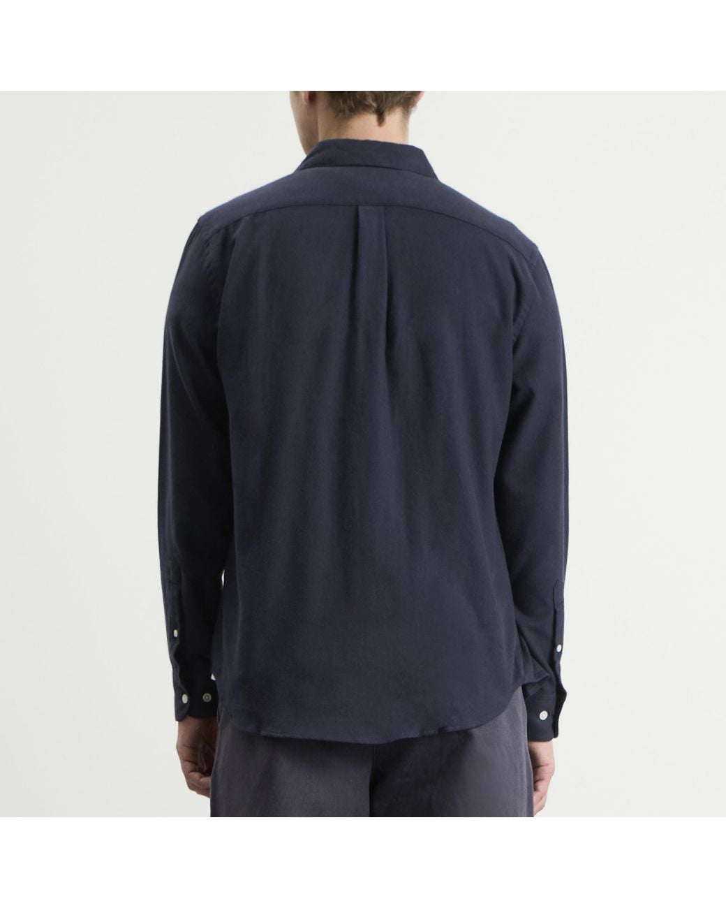 Portuguese Flannel Blue Teca Flannel Shirt for men