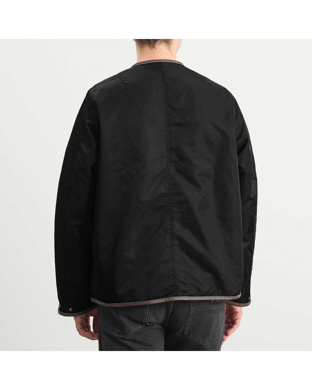 FRIZMWORKS Black Reversible Ma-1 Liner Jacket for men