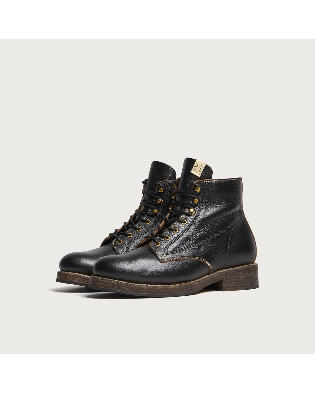 Visvim Black Virgil Folk Boots for men
